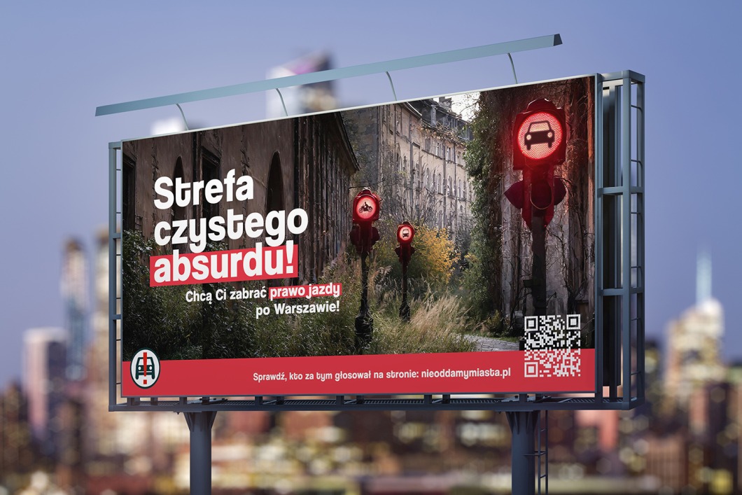 Billboard Nie Oddamy Miasta - Warszawa